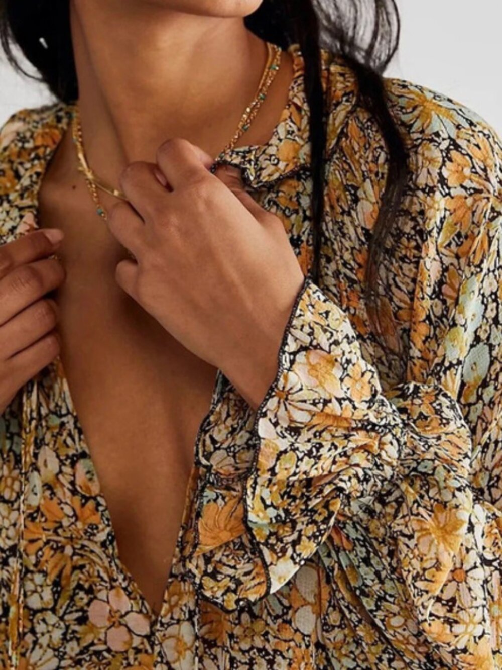 Free People Floral Feeling Groovy Maxi Dress